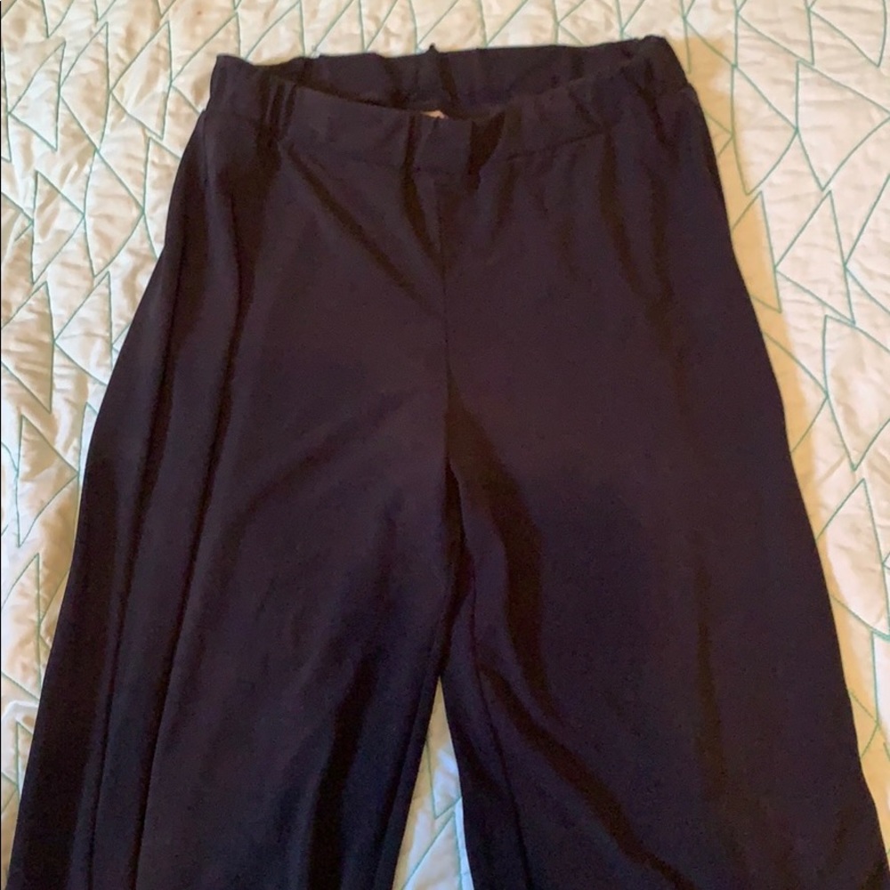 Wide leg dress pants